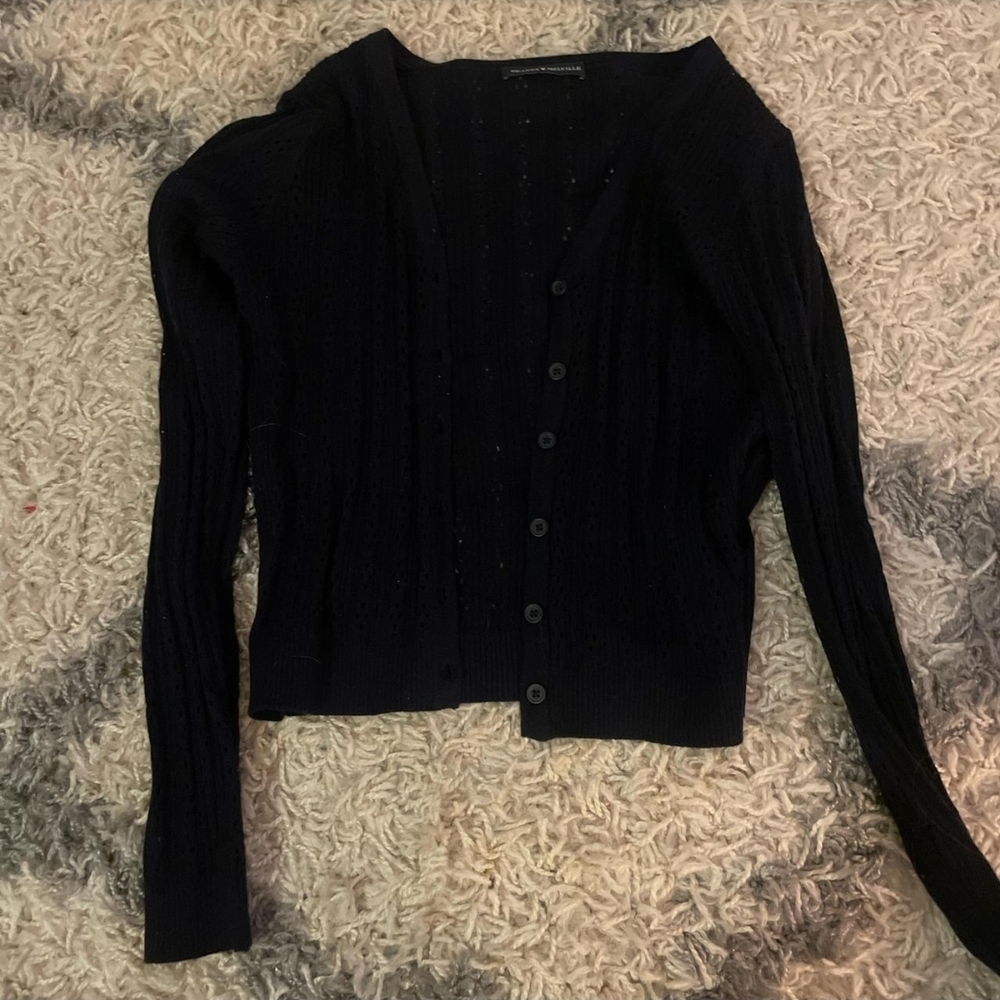 Brandy Melville Navy Cardigan Sweater